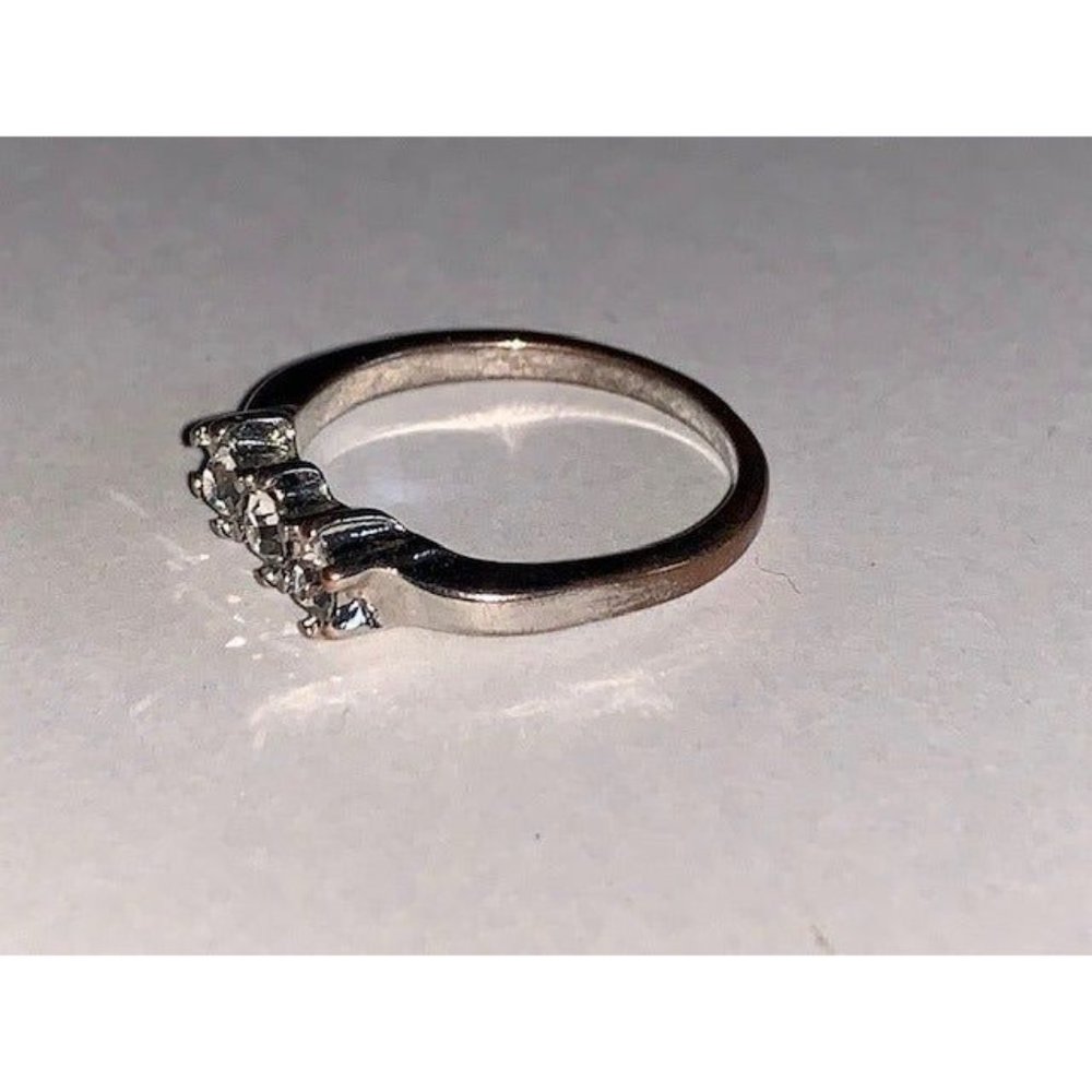 Silver tone ring size 6.75 - Picture 4 of 5